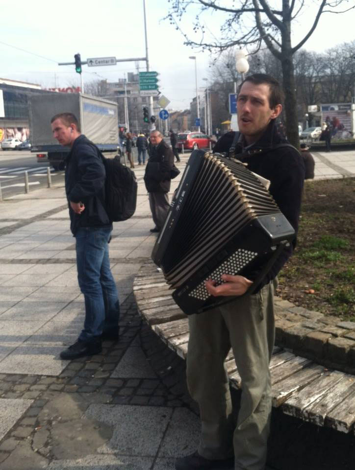 Accordion player